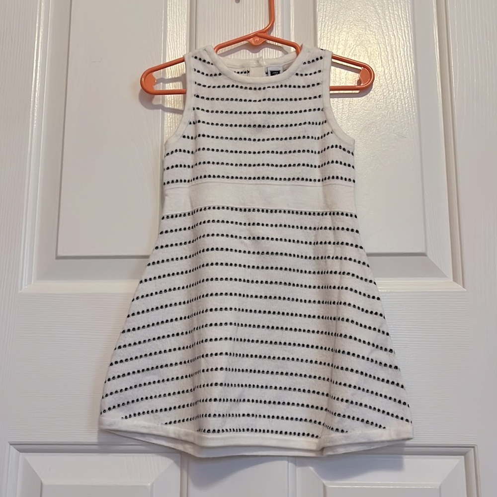 Janie and Jack Black/White Sleeveless Dress